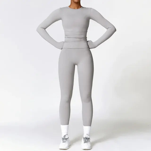 Women's 2 Piece Tight Quick-Drying Fitness Suit A T FASHION STORE