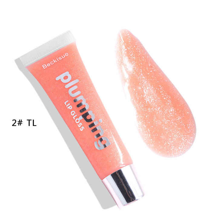 Wet Cherry Gloss Plumping Lip gloss Lip Plumper Makeup Big Lip Gloss Moisturizer Plump Volume Shiny Vitamin E Mineral Oil A T FASHION STORE