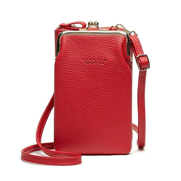 Women's Wallet Bag With Cell Phone Strap A T FASHION STORE