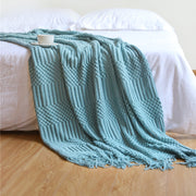 Sofa Blanket Hotel Bed Towel Bed Flag Tassel Shawl Blanket Bed End Cloth Blanket AT home decorations