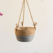 Straw Hanging Baskets, Flower Baskets, Woven Flower Pots, Rattan Baskets, Chlorophytum Potted Plants, Flower Baskets, Flower Pots, Bamboo Baskets, Flower Baskets AT home decorations
