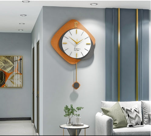 Wooden Wall Clock Fashionable Picture Frame Decoration AT home decorations