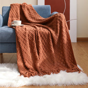 Nordic Sofa Tassel Air Conditioning Blanket Bed End Towel AT home decorations