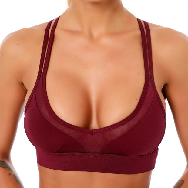 Sports Breathable Fitness Shockproof Bra A T FASHION STORE