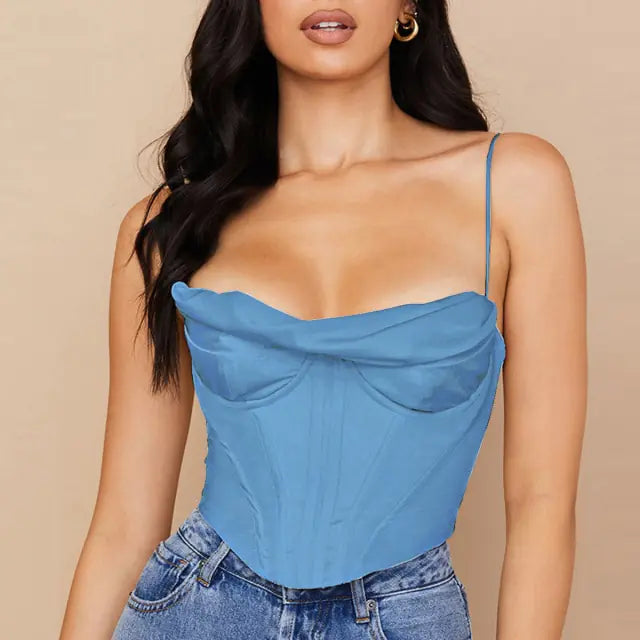 Corset Crop Top A T FASHION STORE