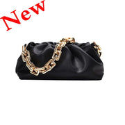 Soft Leather Cloud Bag: Women's Single Shoulder Purse A T FASHION STORE