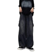 Women's Baggy Cargo Jeans A T FASHION STORE