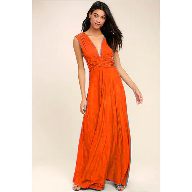 Long Wrap Dress A T FASHION STORE