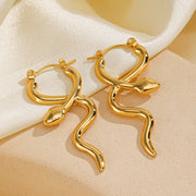 Fashion Popular Stainless Steel Snake Ring AT home decorations