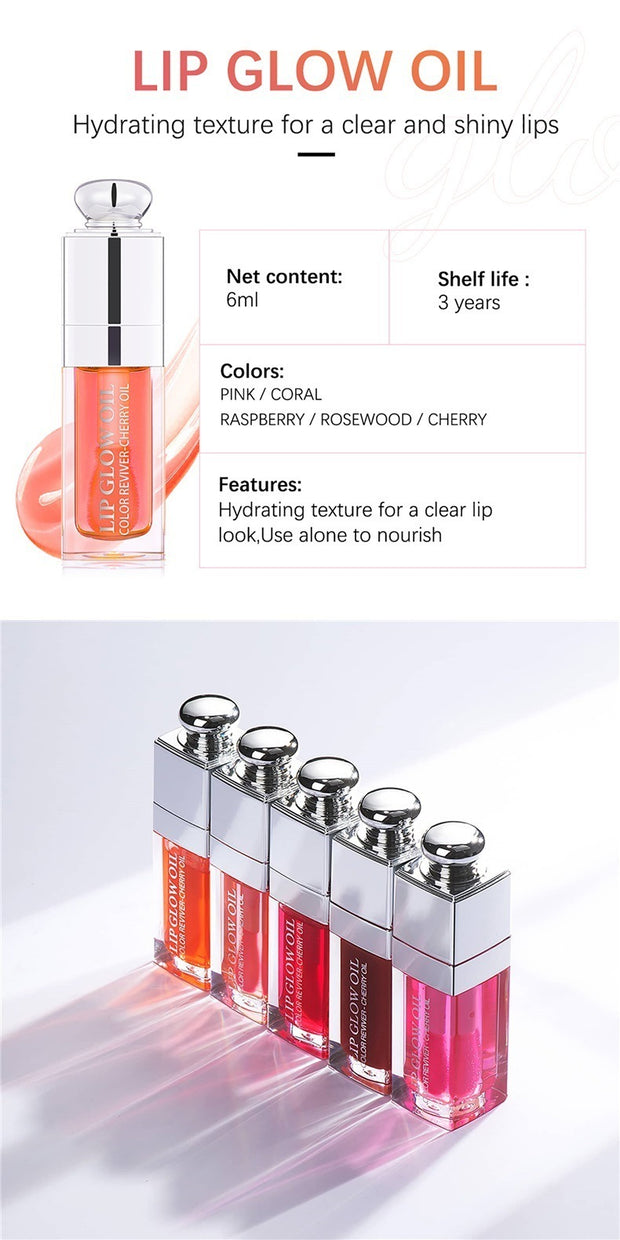 Ibcccndc Lip Gloss Lipstick Moisturizing And Nourishing Lip Lacquer Transparent Toot Lip Gloss A T FASHION STORE