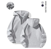 Autumn And Winter Men's Zipper Hoodie Loose Sports Sweater A T FASHION STORE