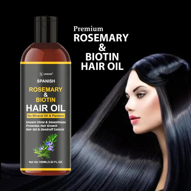 Rosemary & Biotin Hair Oil 200ML Pack of 2 6c4e29