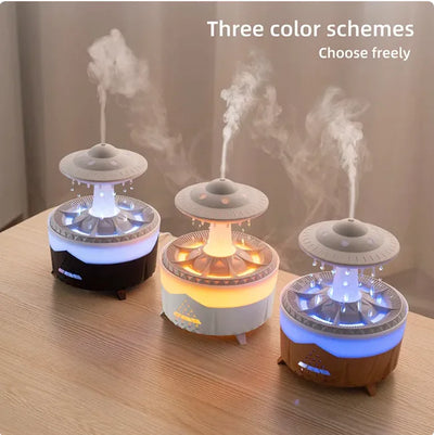 AquaGlow UFO Raindrop Aroma Diffuser & Humidifier A T FASHION STORE