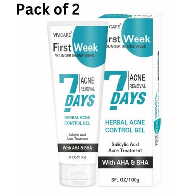 Flow week Salicylic Acid Acne Treatment Gel 30 gram ( Pack of 2) 6c4e29