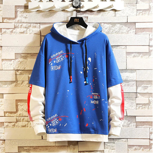 Patchwork Hoodie A T FASHION STORE