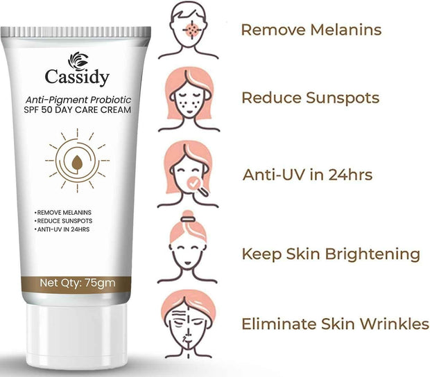 CASSIDY Anti-Pigment Probiotic SPF Cream, 75gm 6c4e29