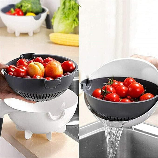 9 in 1 Multifunction Plastic Magic Rotate Vegetable Cutter 6c4e29