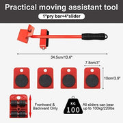 Furniture Lifter -Furniture Lifter Mover Tool Set Heavy Duty Furniture Shifting Lifting Moving Tool with Wheel Pads 6c4e29