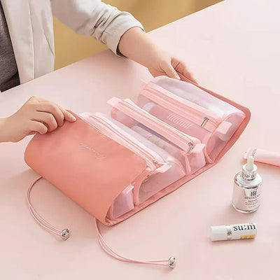 FLYNGO Solid 7 Cms Cosmetic Pouch(Pink) 6c4e29