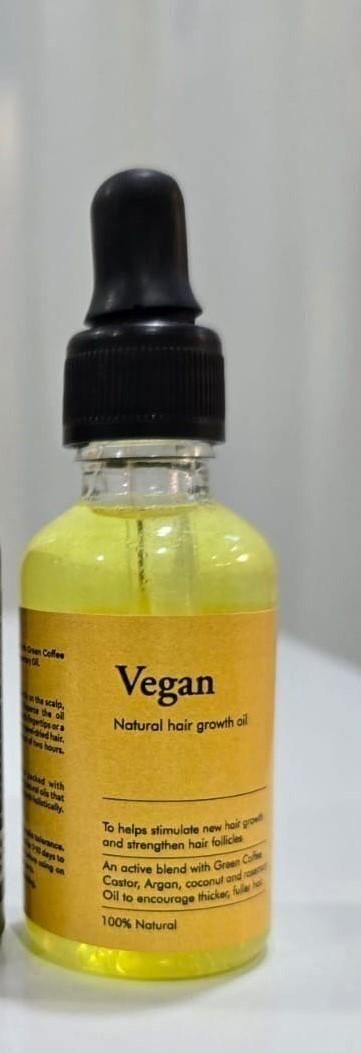 Vegan Natural Hair Growth Oil (Pack of 2) 6c4e29