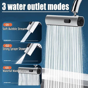 3 in 1 360� Waterfall Kitchen Faucet, Touch Faucet, Extender for Kitchen Sink 6c4e29