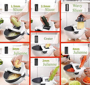 9 in 1 Multifunction Plastic Magic Rotate Vegetable Cutter 6c4e29