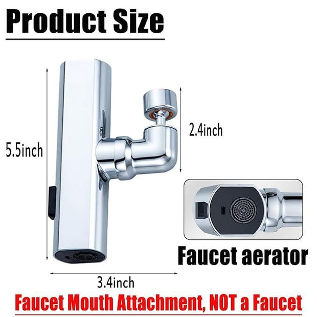 3 in 1 360� Waterfall Kitchen Faucet, Touch Faucet, Extender for Kitchen Sink 6c4e29