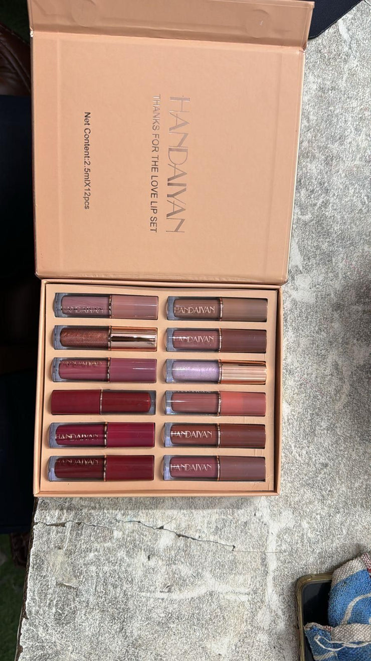 Velvet Matte Liquid Lipstick Set 12Pcs 6c4e29