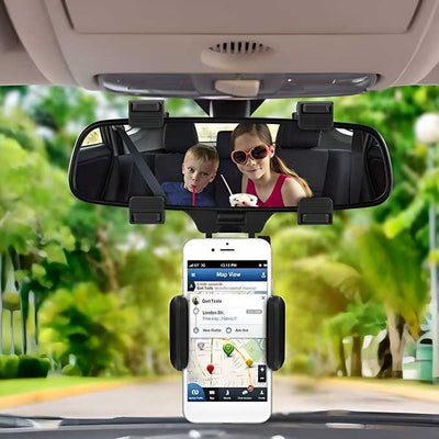 Multifunctional Rearview Mirror Phone Holder 6c4e29