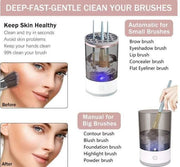 Make Up Brush Cleaner,Electric Brush Cleaner, USB Rechargeable Automatic Deep Cosmetic Cleaning Device 6c4e29