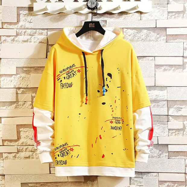 Patchwork Hoodie A T FASHION STORE