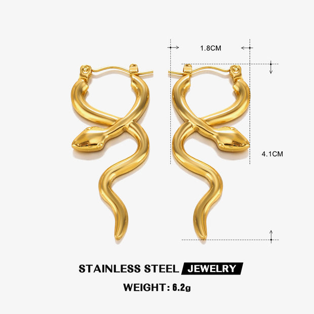 Fashion Popular Stainless Steel Snake Ring AT home decorations