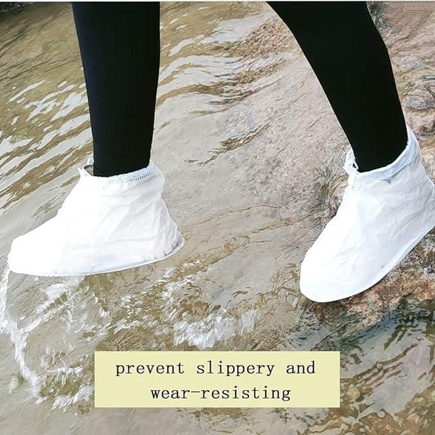 Reusable Portable Easy-to-wear Rain Shoe Cover 6c4e29