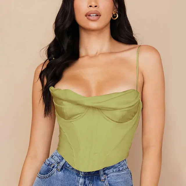 Corset Crop Top A T FASHION STORE