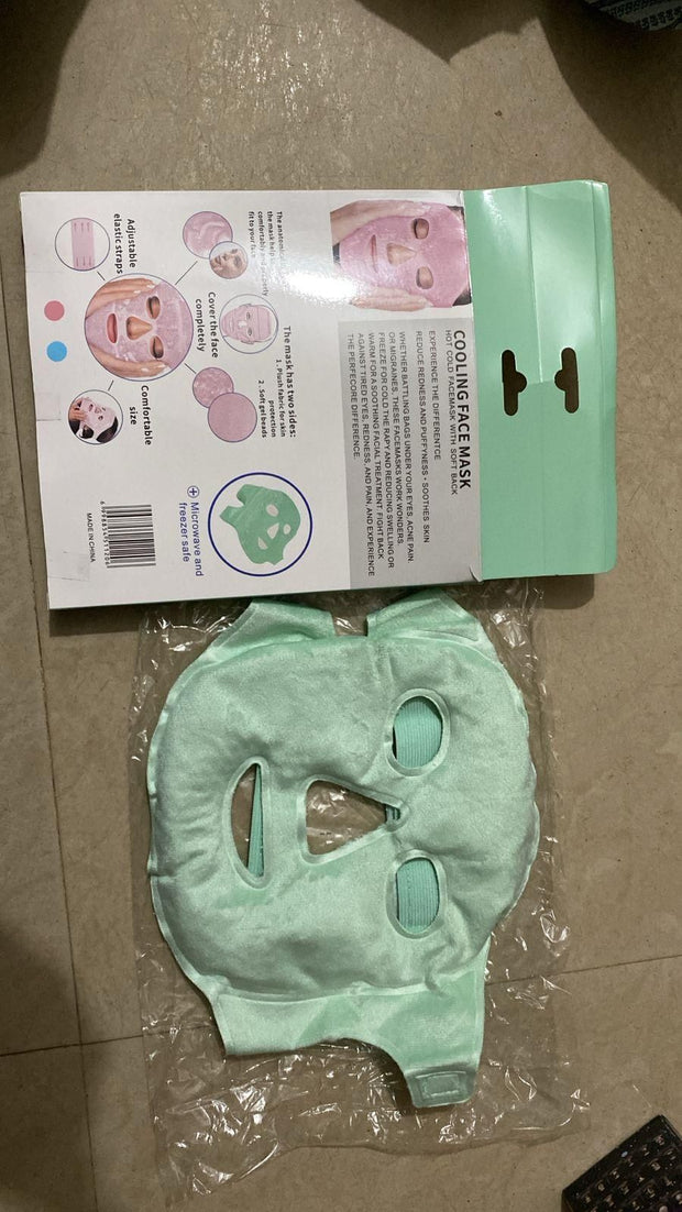 Cool Gel Full Face Mask Summer Ice Cooling Sleeping Mask 6c4e29