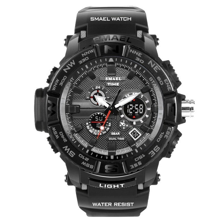 Waterproof And Shockproof Dual Display Luminous Watch AT home decorations