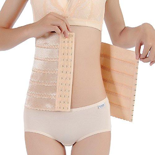 Women's Waist Trainer Corset for Everyday Wear Steel Boned Tummy Control Body Shaper with Adjustable Hooks and Belt 6c4e29