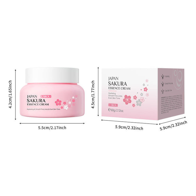 Sakura Skin Care Set 4-piece Set Cleansing Eye Cream Face Cream A T FASHION STORE