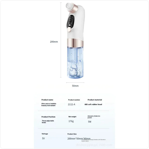 Electric Oxygen Injection Skin Spray for Pore Cleaning A T FASHION STORE