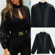 Women's Mesh Net Blouse A T FASHION STORE