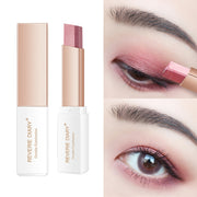 Lazy Eyeshadow Stick Stereo Gradient Shimmer Double Color Eye Shadow Pen Waterproof Easy To Wear Eyeshadow A T FASHION STORE