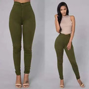 Women's High-Waist Skinny Jeans A T FASHION STORE