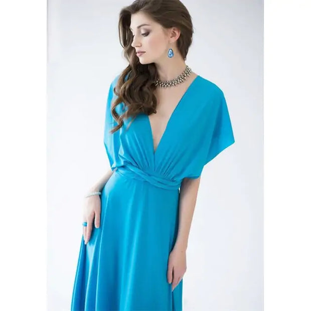 Long Wrap Dress A T FASHION STORE