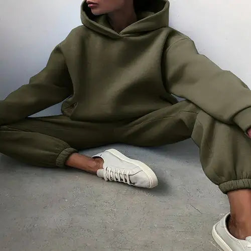 Winter Hoodie Sweat Sets A T FASHION STORE