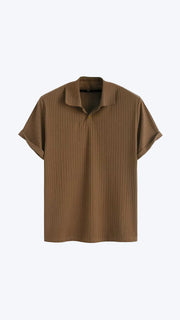 Short Sleeves Striped Polo AT Fashion store