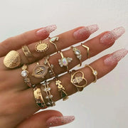 Women's Vintage Ring Set A T FASHION STORE