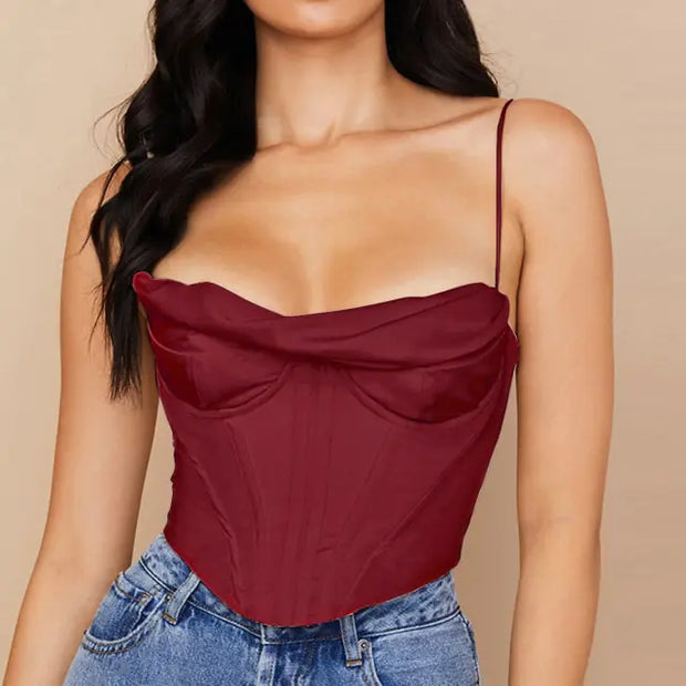 Corset Crop Top A T FASHION STORE