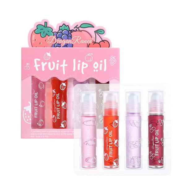 4 n 1 Transparent Roll-on Lip Oil A T FASHION STORE