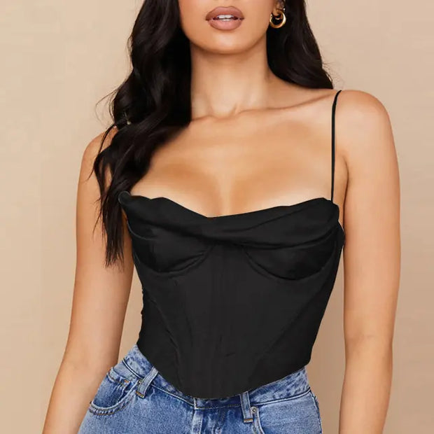 Corset Crop Top A T FASHION STORE