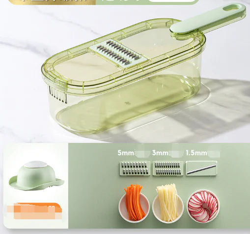 Multifunction Vegetable Cutter With Basket And Brush A T FASHION STORE